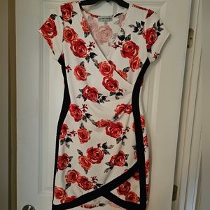 Floral Wrap dress